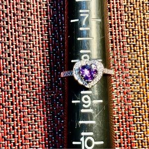 Fragrant Jewels Purple Heart Ring